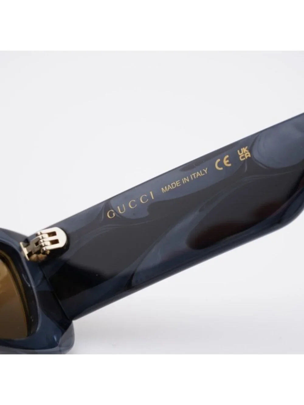 Gucci GG0516S 014 Sunglasses Military Green and Black Havana Rectangle Frame